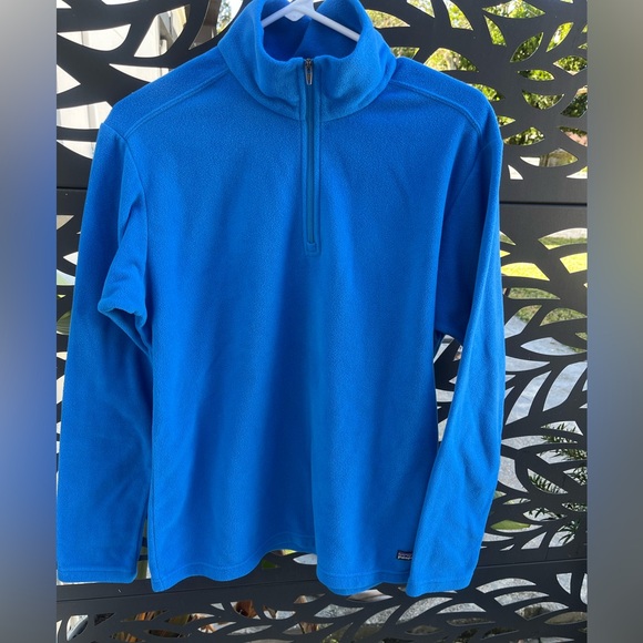 Patagonia Fleece Worn Wear Women's Micro D 1/4-Zip Jacket sweater Large - Picture 2 of 5
